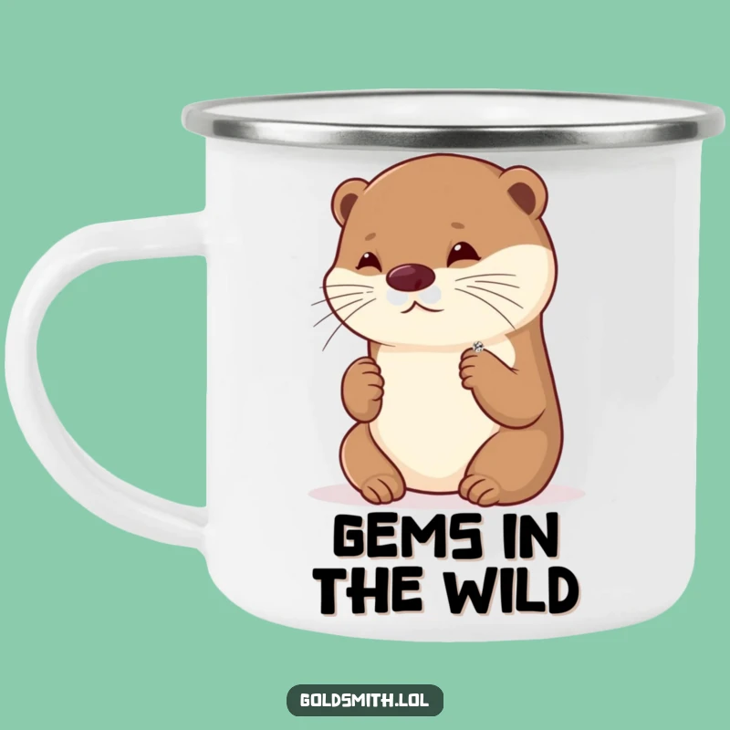 Funny Otter Campfire Mug - Sparkle and Shine by the Fire