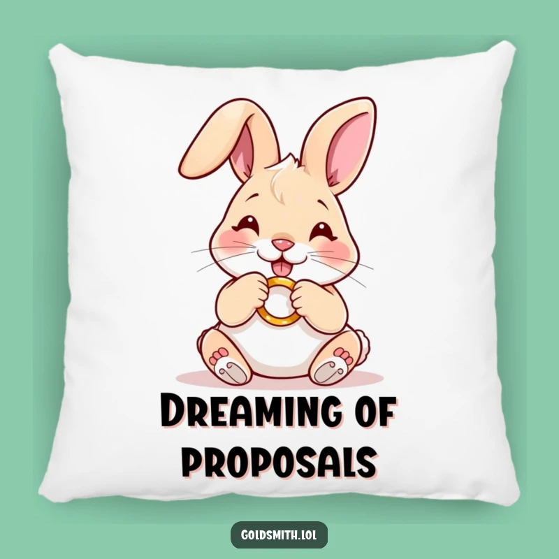 Funny Rabbit Polishing Pillow - Cozy Comfort for Detail Lovers