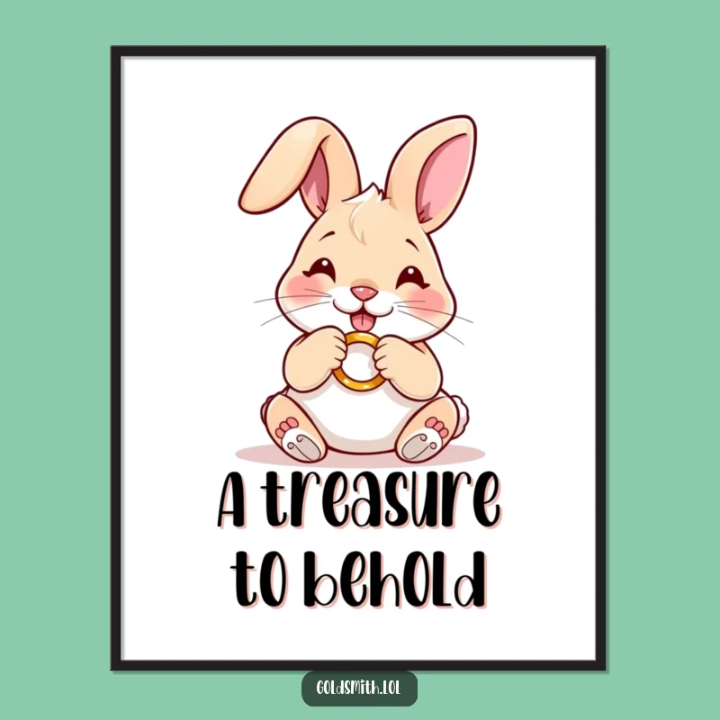 Free Printable Rabbit Art - Funny Downloadable DIY Decor